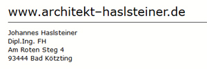 logo architekt-haslsteiner.de